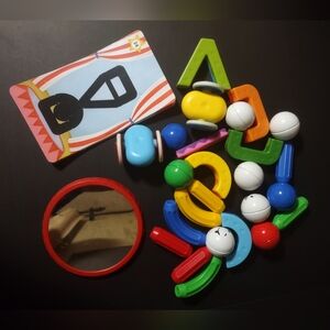 SmartMax Start 24 piece Magnetic STEM Building Set + Base + 12 Cards